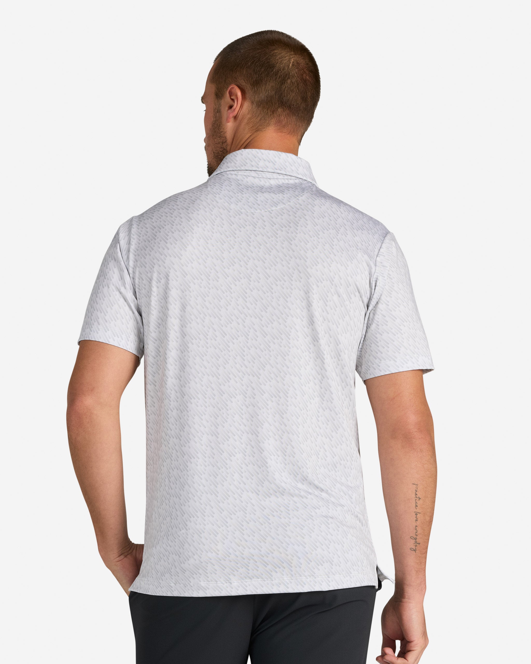Cosmic Chaos - Grey-Men's Polo-Bad Birdie