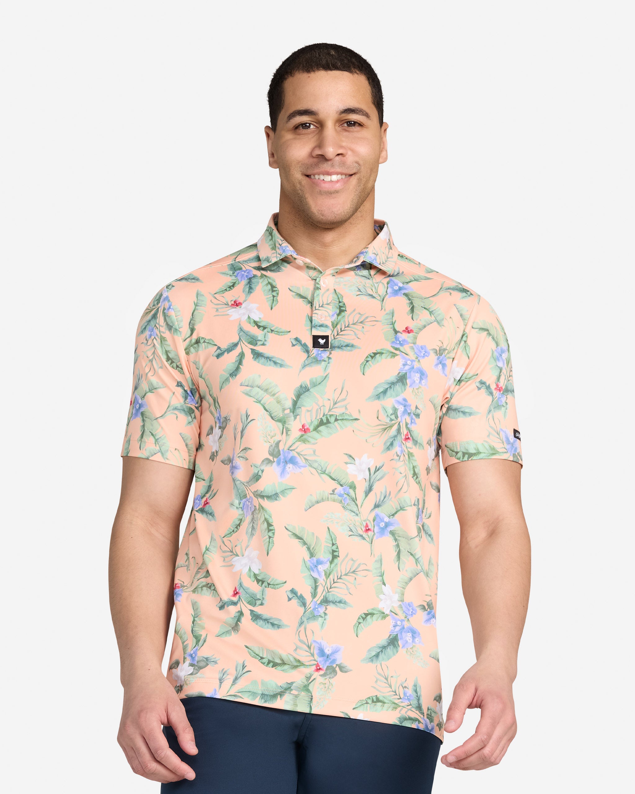 Flora Fiesta-Men's Polo-Bad Birdie