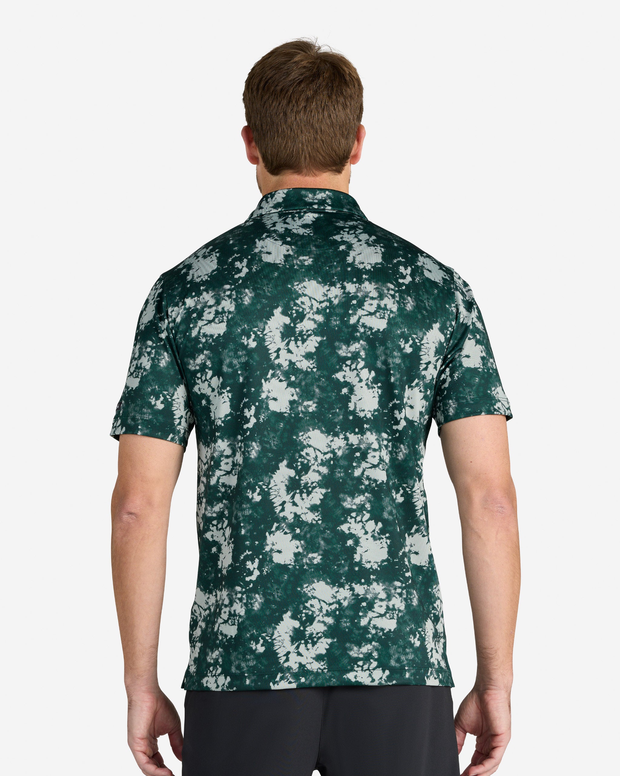 Tech Pique - Marbled Hazard-Men's Polo-Bad Birdie