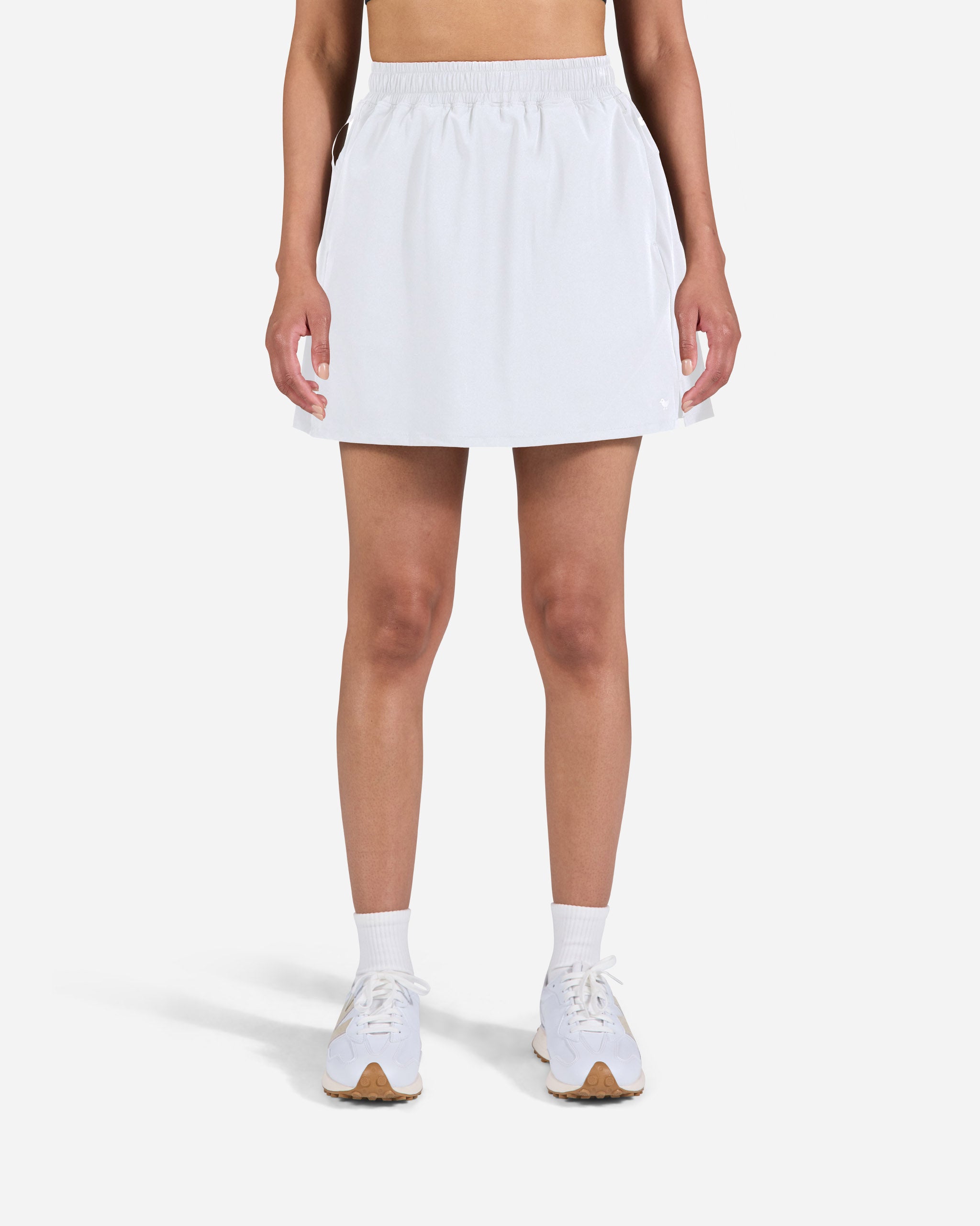 Performance Skort - Brilliant White-Women's Skort-Bad Birdie
