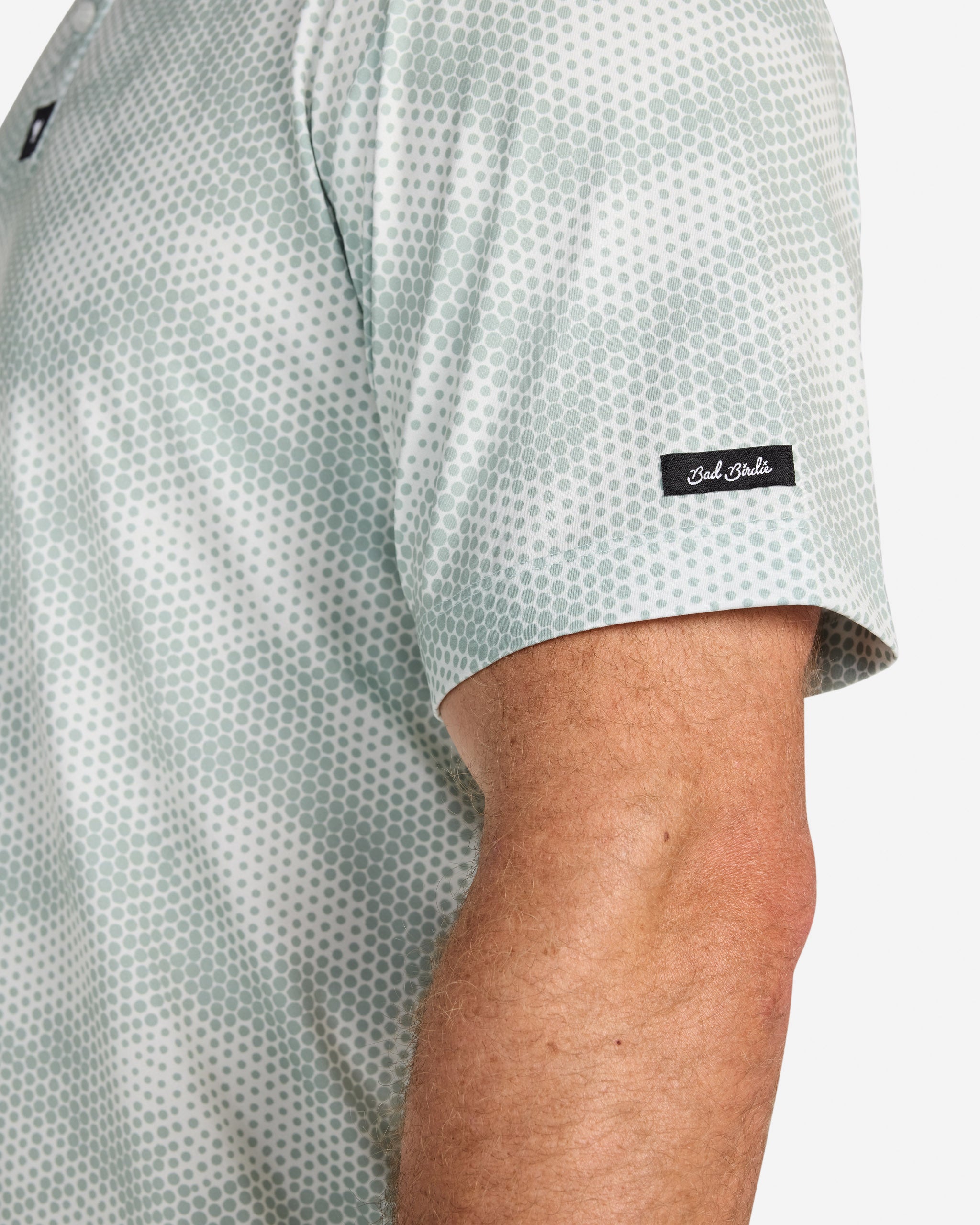Blade Through the Fog - Washed Sage-Men's Polo-Bad Birdie