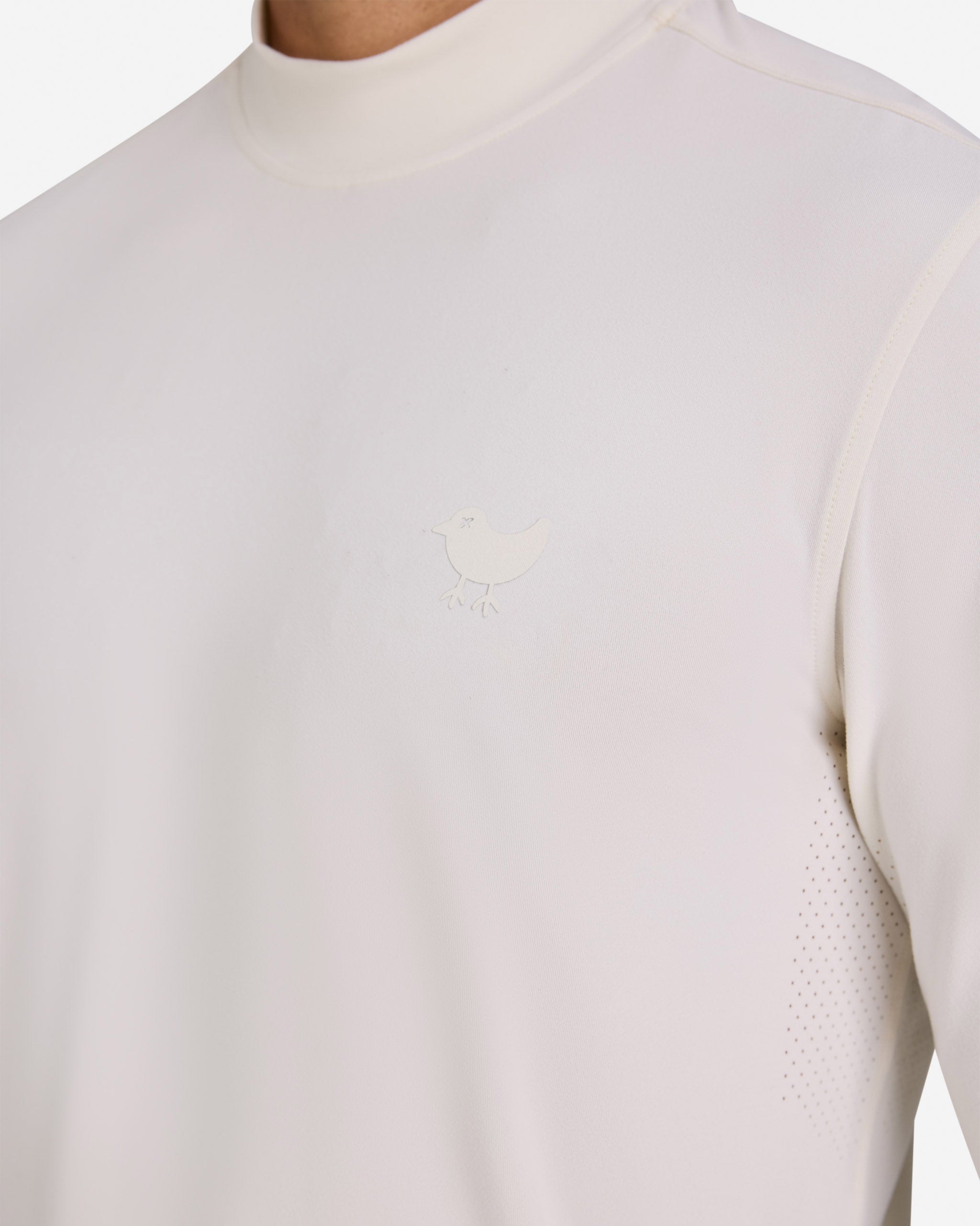 Active Mockneck - White Onyx