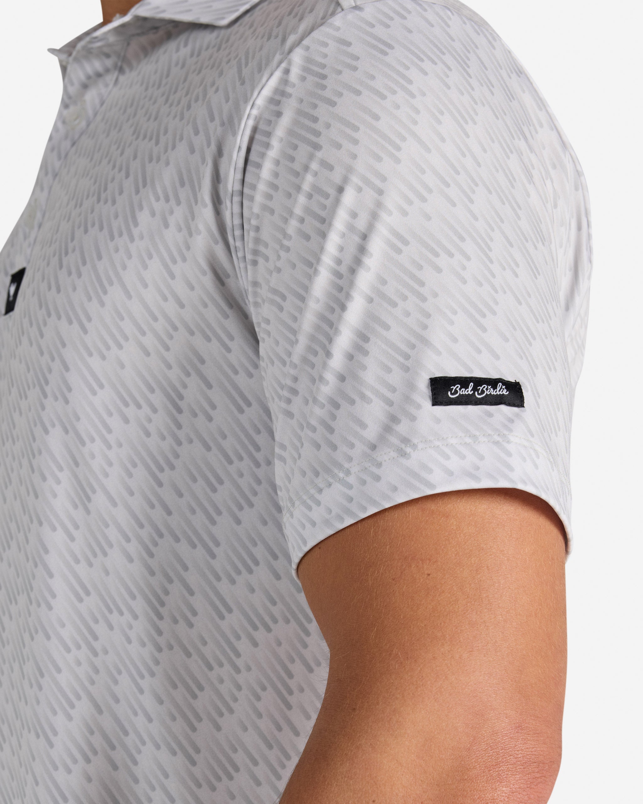 Cosmic Chaos - Grey-Men's Polo-Bad Birdie