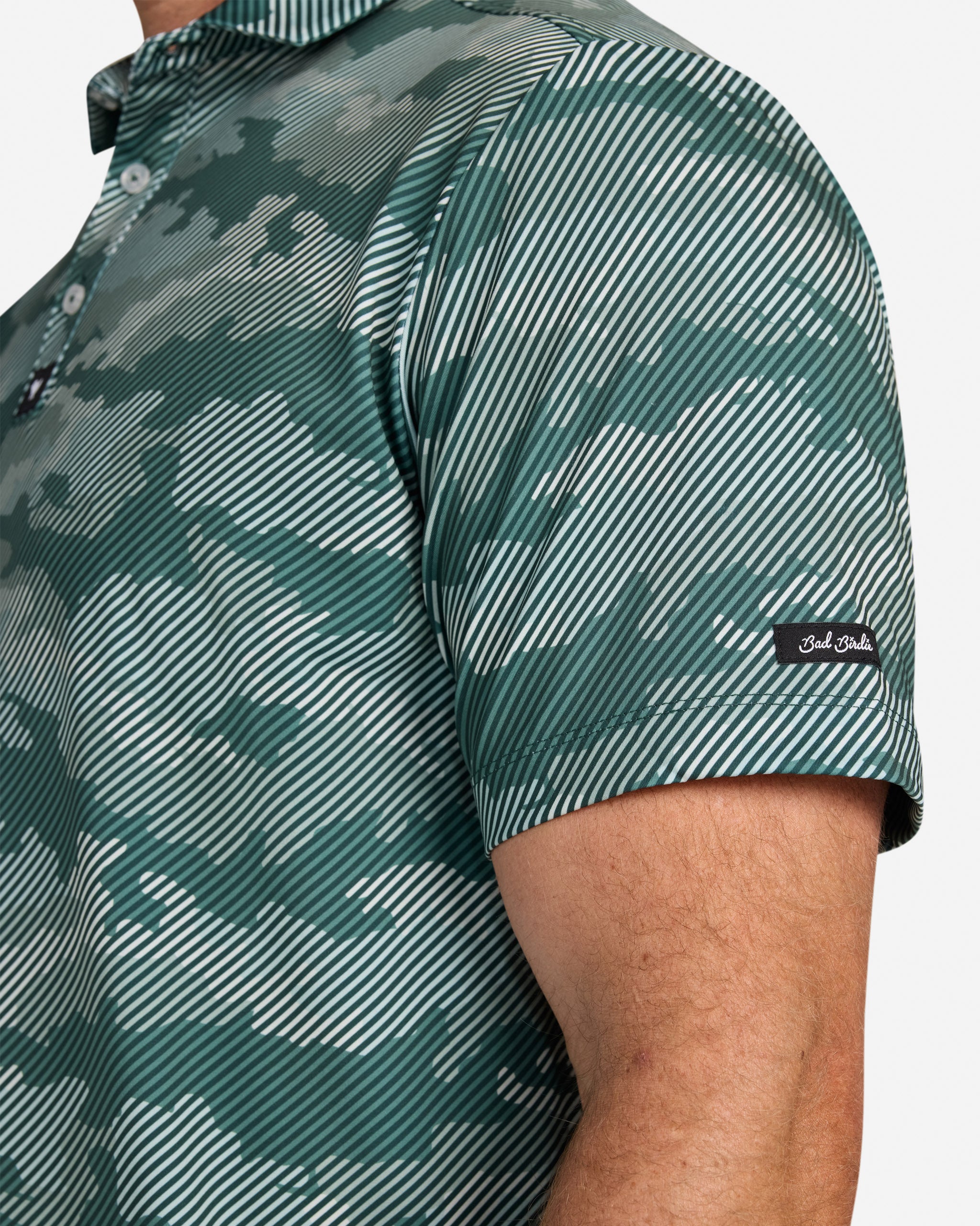 Frostbite - Washed Sage-Men's Polo-Bad Birdie