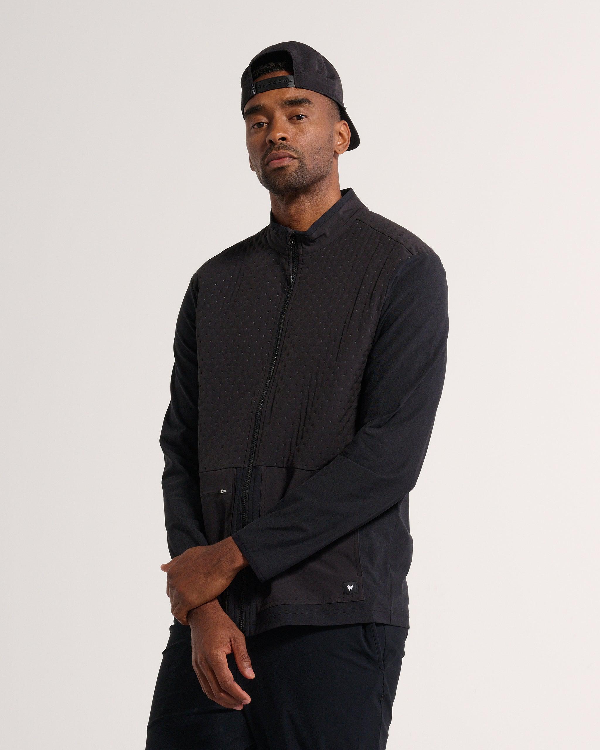 Hybrid Jacket - Black-Men's Jacket-Bad Birdie