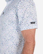 Paint Splatter 3 - Navy-Men's Polo-Bad Birdie