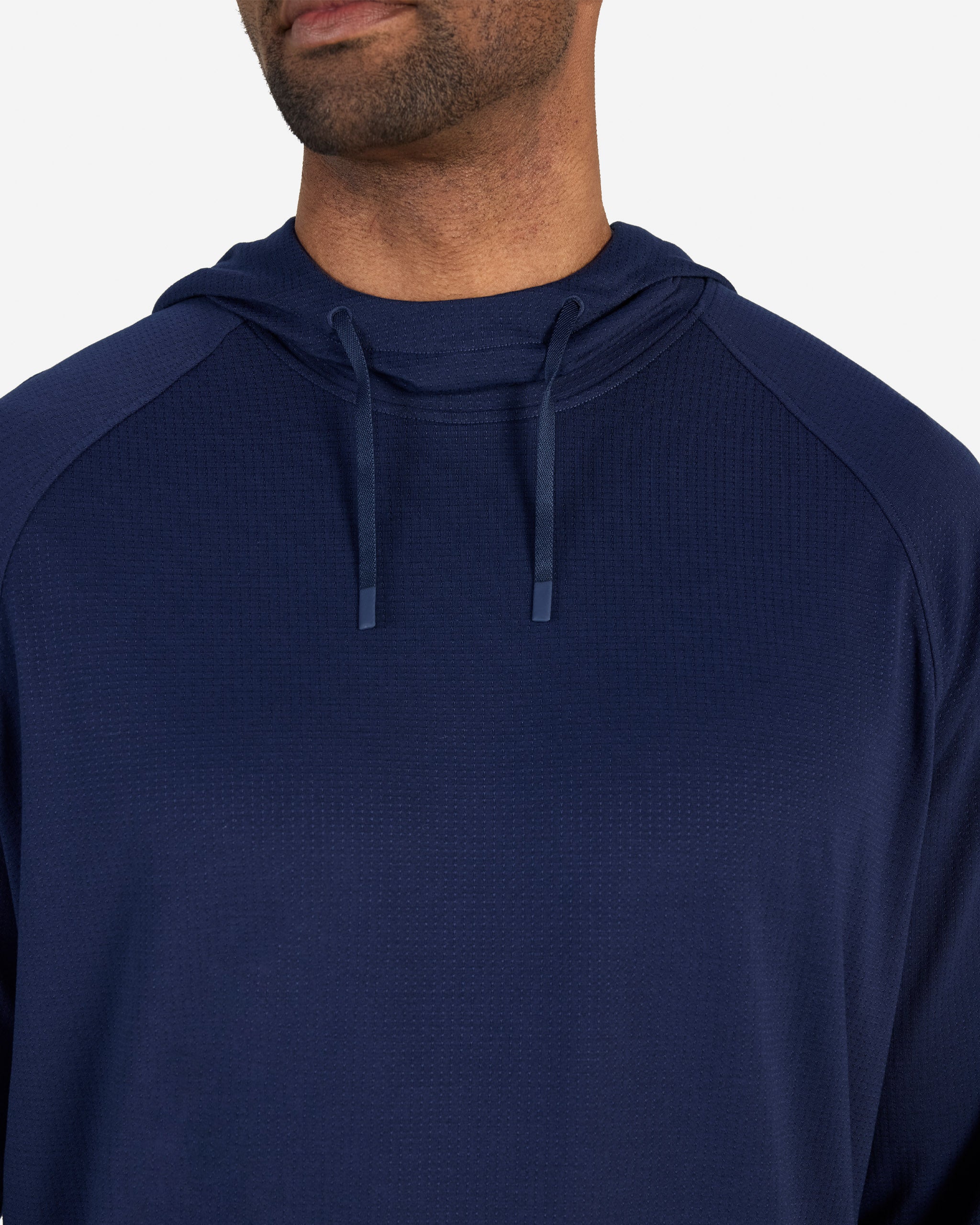 Tempo Cooling Sun Hoodie - Navy-Long Sleeve-Bad Birdie