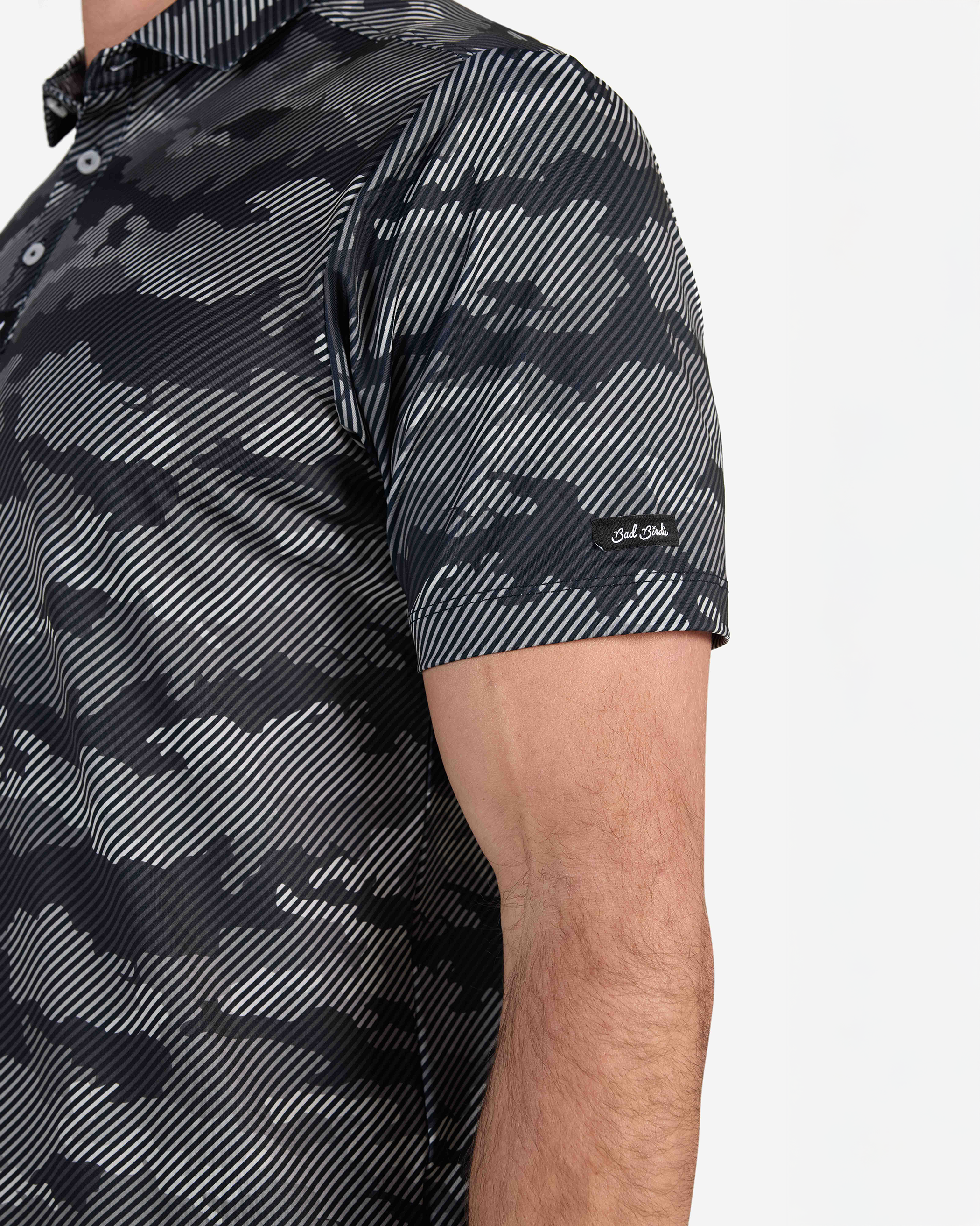 Frostbite - Granite-Men's Polo-Bad Birdie